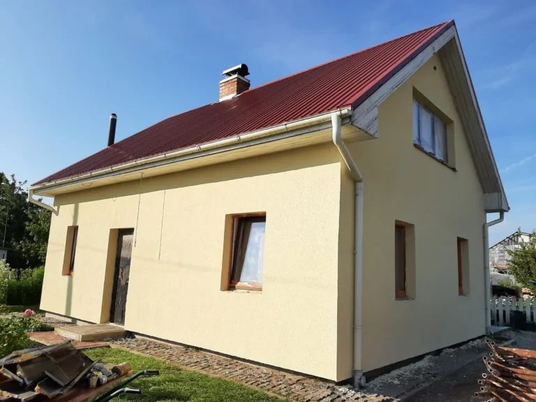 fasādes armēšana un dekoratīvā apmetuma ierīkošana jelgavā 01