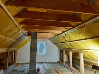 mājas siltināšana un jumta siltināšana mansardā no iekšpuses dundagā 08