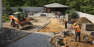 piebraucamo ceļu un zonu izbūve